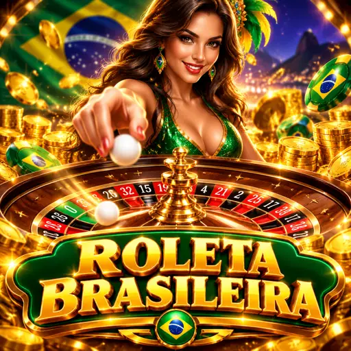 Mesa de roleta ao vivo brasileira com crupiê